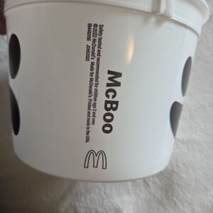 2022 McBoo McDonald's White Halloween Bucket